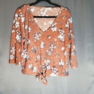 Knit Floral Sweater